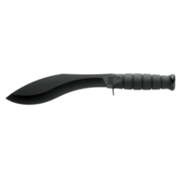 KA-BAR Combat Kukri Fixed 8.5 in Black Blade Kraton Handle